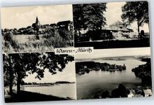 17192 O2060 Waren - Teilansicht, Flusspartie