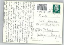 06869 O4522 Coswig , Anh - Nicolaikirche, Postamt, Bahnhof, Kreissparkasse, Rathaus
