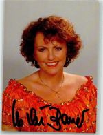 Portrait von Uschi Bauer mit Autogramm Fotograf Schorr Schlagersänger FOTO KEINE AK