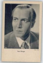 Klinger, Paul Filmschauspieler