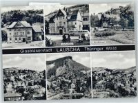 98724 O6426 Lauscha - Hotel Fridolin, Bahnhof, Teilansichten
