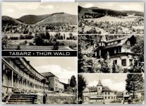 99891 O5808 Tabarz , Thüringerw - FDGB-Erholungsheim Theo Neubauer, Erholungsheim der IG Wismut im Lauchagrund, Hotel Deutscher Hof