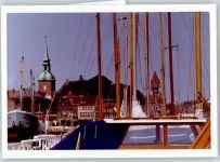 24376 W2340 Kappeln , Schlei FOTO KEINE AK Fotoabzug, Hafen, Blick zur Kirche
