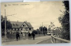 Spa - Balmoral, L´Hotel, Straßenbahn, Pferd