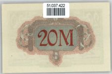 Notgeld 20 Mark , Altona Geld auf AK