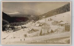 Spindleruv Mlyn Spindelmühle - Winter-Karte