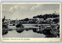 84347 W8340 Pfarrkirchen , Niederbay - Kirche, Ortsansicht, Wallfahrtskirche Gartlberg