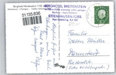 83259 W8211 Ettenhausen - Berghotel Breitenstein