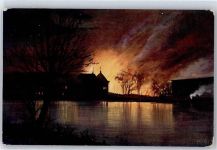 Benois, A. Brand bei Nacht Künstler