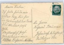 08396 O9611 Waldenburg , Sachs - Landpoststempel Oberwinkel