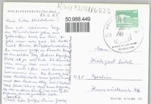 07422 O6823 Bad Blankenburg - Burgruine Greifenstein, Kirche, Ortsansicht