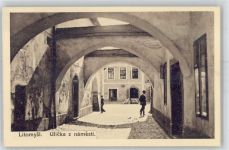 Litomysl Leitomischl - Ulicka z namesti