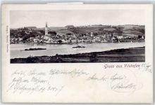 94474 W8358 Vilshofen an der Donau - Kirche, Ortsansicht