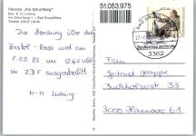 37539 W3362 Bad Grund , Harz - Pension am Schurfberg