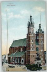 Krakau Kraków Gebrauchsspuren Leporello, Marienkirche