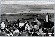 88451 W7951 Buchau an der Iller - Kirche, Ortsansicht, Caritas Kinderheilstätte