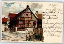 79688 W7862 Hausen im Wiesental - Hebelhaus, Sign. K. Mutter