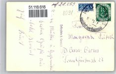82467 W8100 Garmisch - Kirche, Ortsansicht