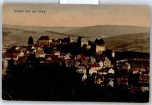 54550 W5568 Daun - Blick zur Burg