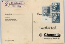 14806 O1820 Belzig - Landpoststempel Raben
