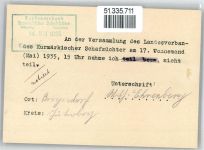14913 O1700 Jüterbog - Landpoststempel Borgisdorf