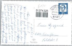 64711 W6124 Falken-Gesäß 1963 - Fliegeraufnahme Finkebachtal