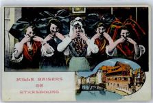 67000 Strasbourg Straßburg (Elsass) 1932 Künstlerkarte