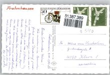 35683 W6340 Frohnhausen , Dillkr - Rathaus ev. Kirche Sauerbrunnen Schwimmbad