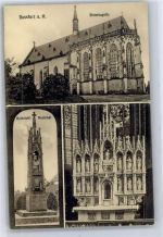 97437 W8728 Haßfurt - Ritterkapelle Heideloff-Denkmal