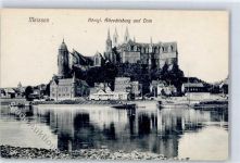 01662 O8250 Meißen , Sachs - Albrechtsburg und Dom