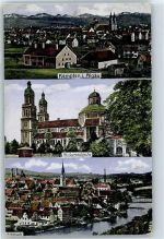 87435 W8960 Kempten (Allgäu) - Sankt Loreznkirche, Altstadt, Teilansicht