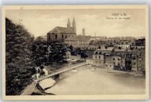 95028 W8670 Hof , Saale - Partie an der Saale
