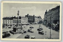 Brno Brünn - Platzansicht, Autos