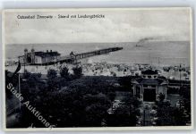 17454 O2238 Zinnowitz , Ostseebad - Strand Landungsbrücke