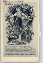 Die Wiese Hebel Joh. P. Künstlerkarte