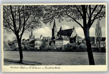 91522 W8800 Ansbach , Mittelfr - Blick zur St. Johannis- u. Gumbertuskirche