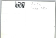 83253 W8219 Rimsting - Pension Schlutt Ort handschriftlich Winter