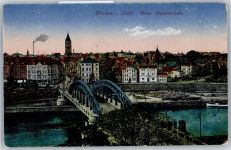 32423 W4950 Minden , Westf - Weserbrücke , Marke entfernt