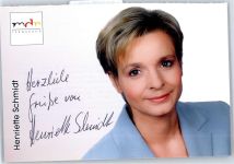 Originalunterschrift Schmiidt, Henriette MDR AKU1 Prominente