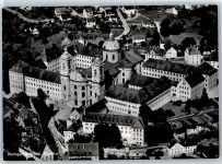 88250 W7987 Weingarten , Württ - Basilika Fliegeraufnahme