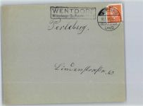 19322 O2900 Wittenberge , Prignitz - Landpoststempel Wentdorf