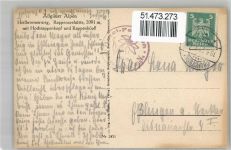 87561 W8980 Oberstdorf - Rappenseehütte Heilbronnerweg Hochrappenkopf Rappenköpfl