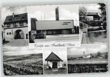 97906 W6981 Faulbach , Unterfr - Kirche , Wasserfall