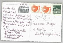 97906 W6981 Faulbach , Unterfr - Kirche , Wasserfall