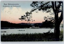 16547 O1403 Birkenwerder - Boddensee mit Badeanstalt
