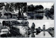 27367 W2724 Hellwege b Rotenburg, Wümme - Kaisers Gasthaus Wümme Brücke