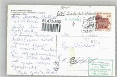 64658 W6145 Lindenfels , Odenw - Albert Schweizer Haus VW Käfer