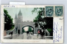Quebec 1904 - Pferdekutsche Gate Grand Allee
