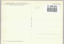 67814 W6765 Dannenfels , Pfalz - Gasthaus Mühlbach