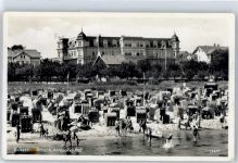 17375 O2111 Ahlbeck - Strand Strandkorb Schwimmbad